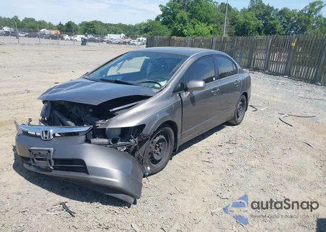 2006 Honda Civic Lx из США, поврежденный, VIN 1HGFA15566L040979